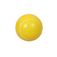 2020 hot sale pu foam yellow tennis stress reliever balls for adults and kids