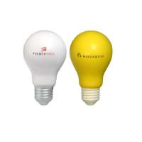 Promotional PU Stress LIGHT BULB, bulb shape anti stress reliever