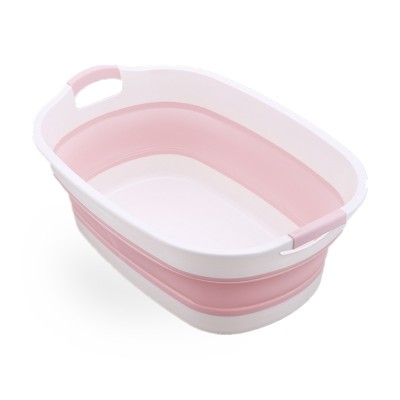 2020 new products New Style with temperature silicone baby folding bathtub
